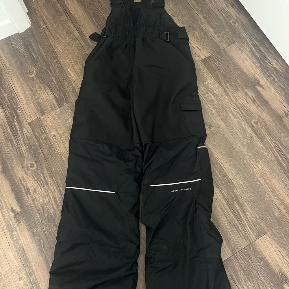 Columbia Black Kids Adventure Ride One Piece Snow Bib - Picture 2 of 4